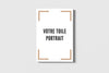 Votre Toile Photo | Format Portrait